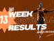 Week 13 Pool Result for Sat 26, Sep 2026 – UK 2026/2027 week 13 football pools results