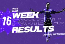 Week 16 Pool Result for Sat 18, Oct 2025 – UK 2025/2026 week 16 football pools results
