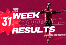 Week 31 Pool Result for Sat 31, Jan 2026 – UK 2025/2026 week 31 football pools results