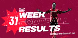 week 31 football pools results