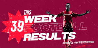 week 39 football pools results