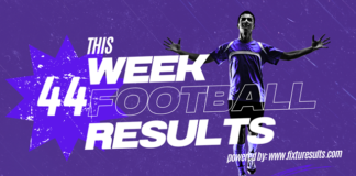 week 44 football pools results